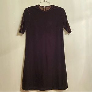 Vintage Velvet Shift Dress